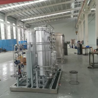 Secador de gás industrial de operação automatizada para economia de energia de hélio