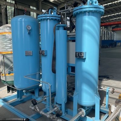 ISO9001 15Nm3 Adsorção por balanço de pressão PSA Instalações de oxigénio Baixa manutenção