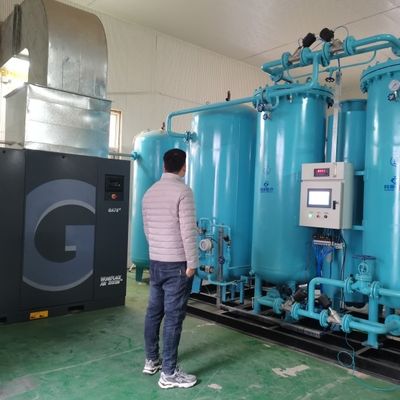 Máquina de gerador de O2 PSA totalmente automática com cilindros de enchimento