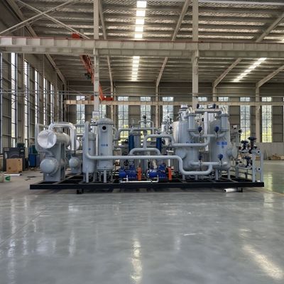 Sistema automático de recuperação de gás de alta pureza