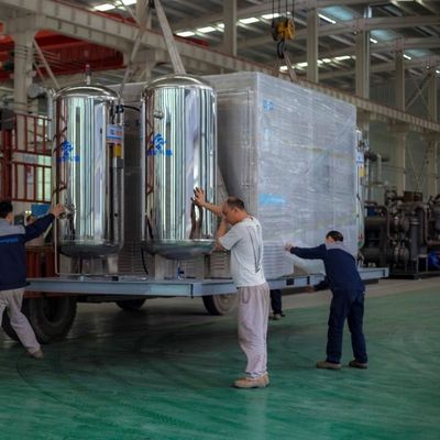 Unidade de recuperação de gás de operação automática para economia de energia no forno de recozimento