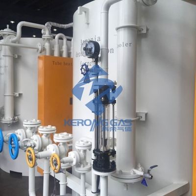 Unidade de craqueamento de amônia com purificador de baixo consumo de energia