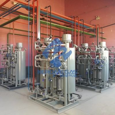 Unidade automática de craqueamento de amônia livre de carbono com purificador