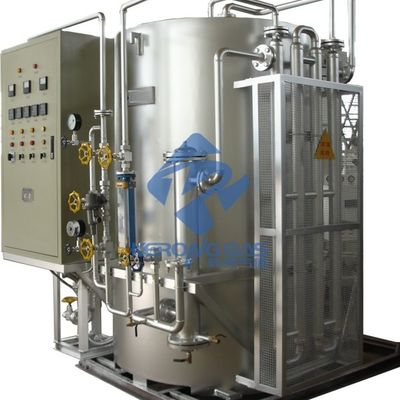 Unidade de craqueamento de amônia de alta eficiência com purificador para tratamento térmico