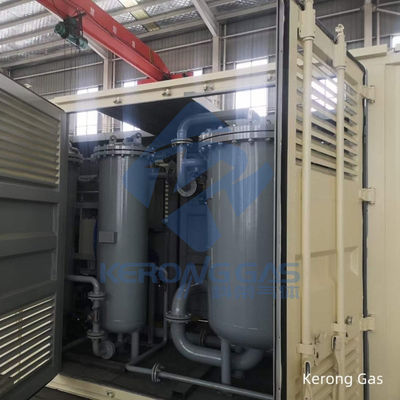 Máquina de geração de gás de nitrogénio de tipo compacto de tipo de recipiente de poupança de energia