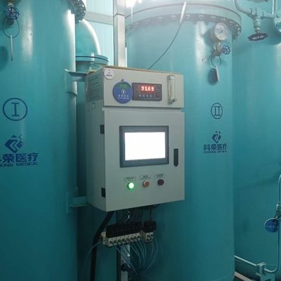 Máquina de fabricação de gás de oxigénio com sistema de enchimento de cilindros