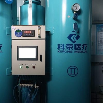 Máquina de fabricação de gás de oxigénio totalmente automática com cilindros