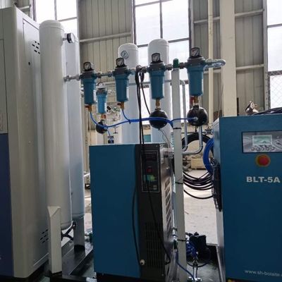5Nm3h Capacidade de fluxo pequeno 220V Voltagem PSA Baseada em planta de oxigénio