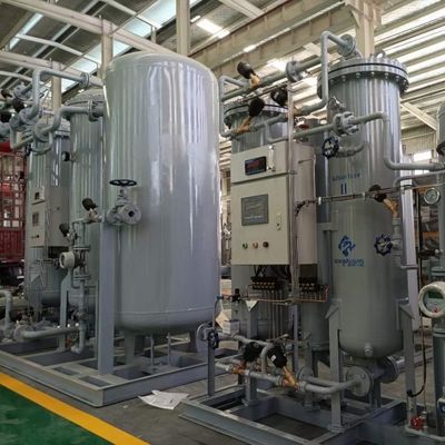 Instalação de produção de gás nitrogênio de grande vazão automática no local