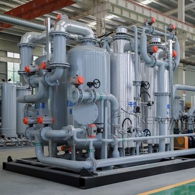 Sistema de recuperação de gás de hidrogénio de controlo automático PLC de 500 Nm3h para a indústria de brasagem