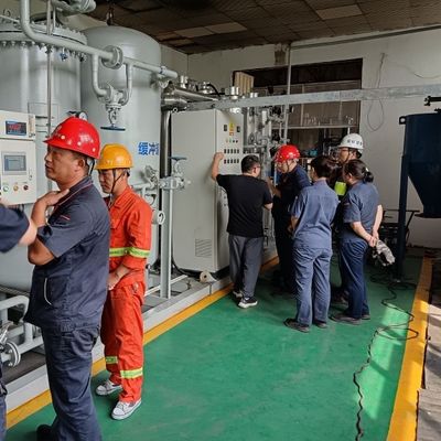 Purificador para produção de gás de nitrogénio a 99,9995% no local para chapas laminadas a frio