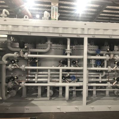 Instalação automática de geração de gás de nitrogênio de 20 pés de contêiner com portas