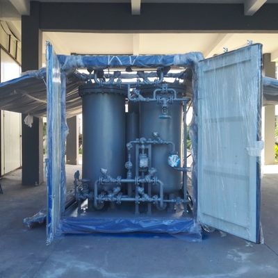 500SCFM ISO Container de navegação Instalação de geração de gás de nitrogénio Nenhuma instalação necessária