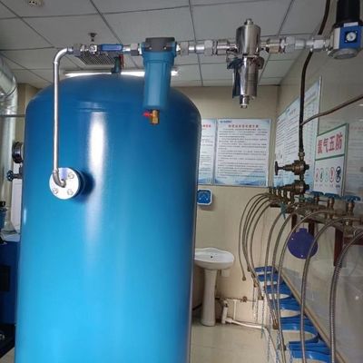 Geração de oxigénio por sistema PSA para hospital com monitor de oxigénio no local