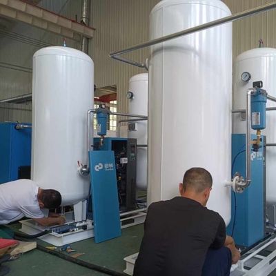 Geração de oxigénio por sistema PSA para hospital com monitor de oxigénio no local