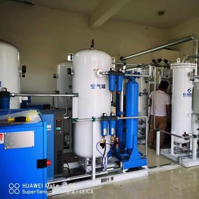 Máquina de separação de oxigénio de alta pressão de 150 bar com sistema de backup