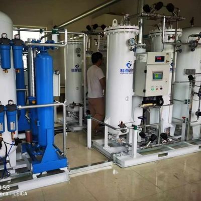 Máquina de separação de oxigénio de alta pressão de 150 bar com sistema de backup