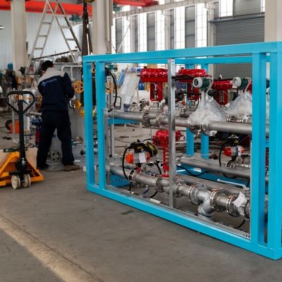 Equipamento de mistura de gás de hidrogénio 75% para fábrica de ferro e aço com monitor remoto