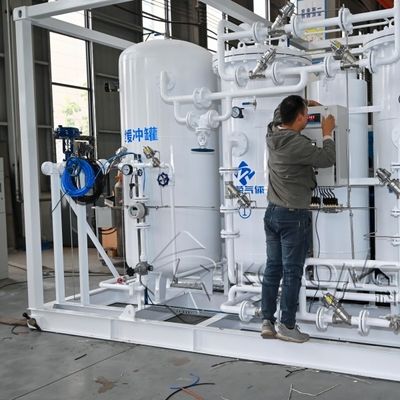 27 barG Pressão de trabalho Material de aço carbono Gerador de nitrogênio para corte a laser