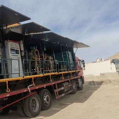 Gerador de nitrogénio de separação por membrana móvel com compressor de ar diesel