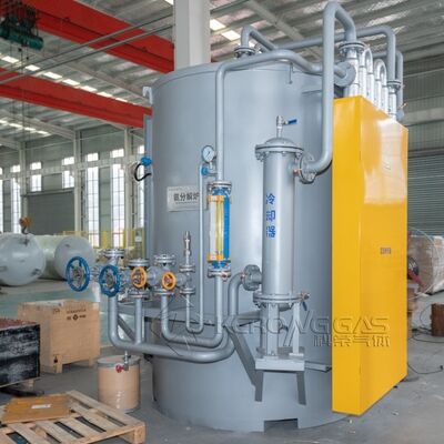 Unidade controlada PLC automático da dissociação da amônia com isolação térmica