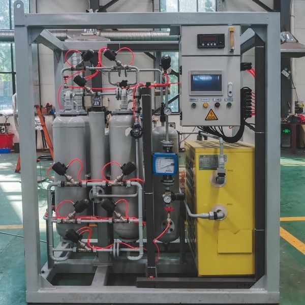 Máquina de secagem de gás industrial de gás inerte portátil de tamanho compacto Eficiência elevada