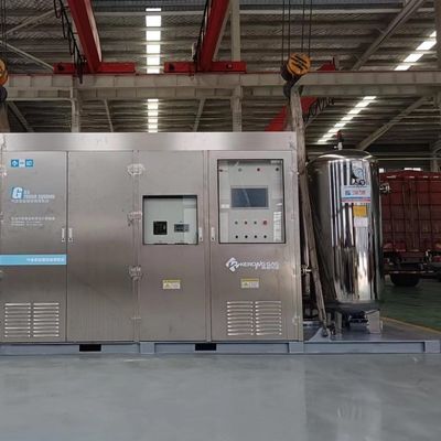 Sistema de recuperação de gás de reciclagem elevada para tratamento térmico de funcionamento automático