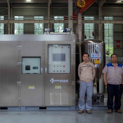 Sistema de recuperação de gás de operação automática à prova de explosão com norma ASME