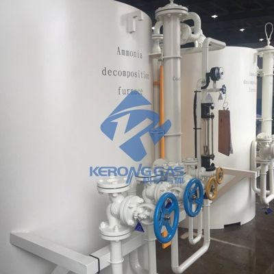 Unidade de craqueamento de amônia com purificador de baixo consumo de energia