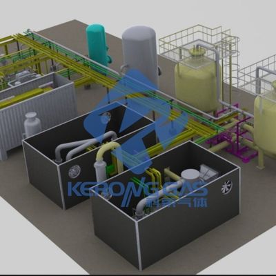 Máquina de gerador de oxigénio compacta VPSA com monitor de oxigénio Instalação fácil