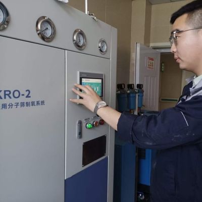 40 GP Instalação de oxigénio baseada em recipiente ISO PSA com estação de enchimento de 150 bar