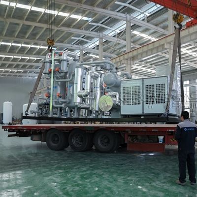 Sistema de recuperação de gás de hidrogénio de controlo automático PLC de 500 Nm3h para a indústria de brasagem