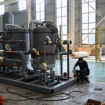 Instalação de gerador de ar de nitrogênio para corte a laser de 16 bar de baixo consumo no local