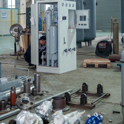 Aço inoxidável Monitor Online de pureza Mixer de gás de nitrogênio e hidrogênio 10Nm3/h Capacidade