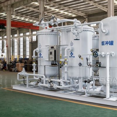 Unidade PSA Montada em Skid Tipo Torres Gêmeas para Produção de Nitrogênio