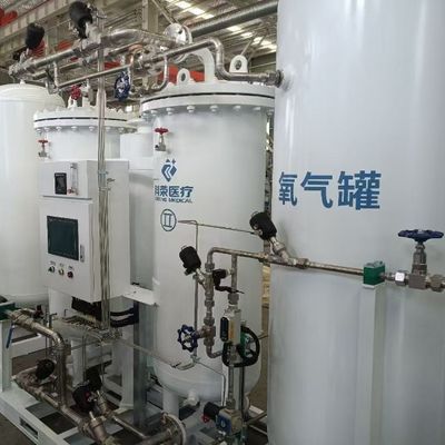 Automático 10NM3 taxa de fluxo ISO13485 Gerador de oxigénio Psa certificado médico